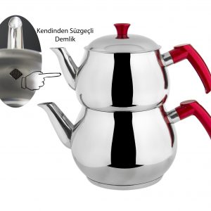 Ecodem Çelik Çaydanlık Mini Boy