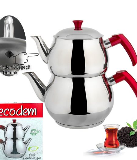 Ecodem Aile Boy Çelik Çaydanlık